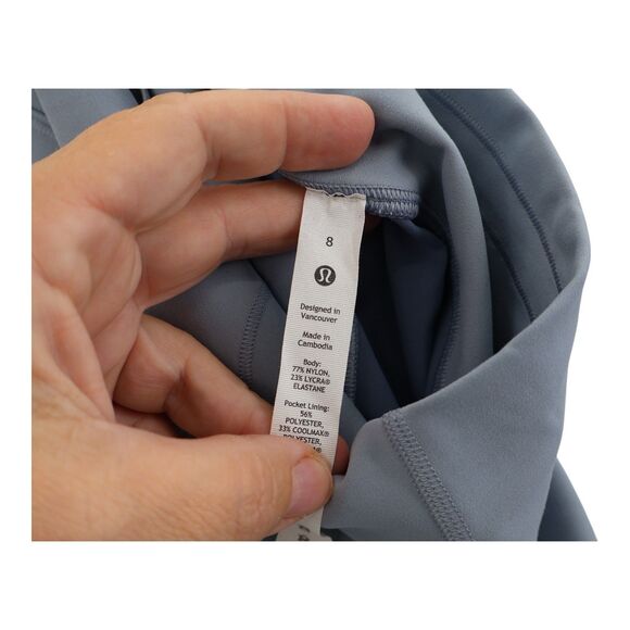 Lululemon Women’s Wunder Train HR Tight 25” Sz 8 Chambray Blue Leggings NWT - Picture 10 of 11